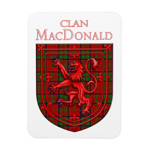 MacDonald of Glencoe Tartan Scottish Plaid Magnet