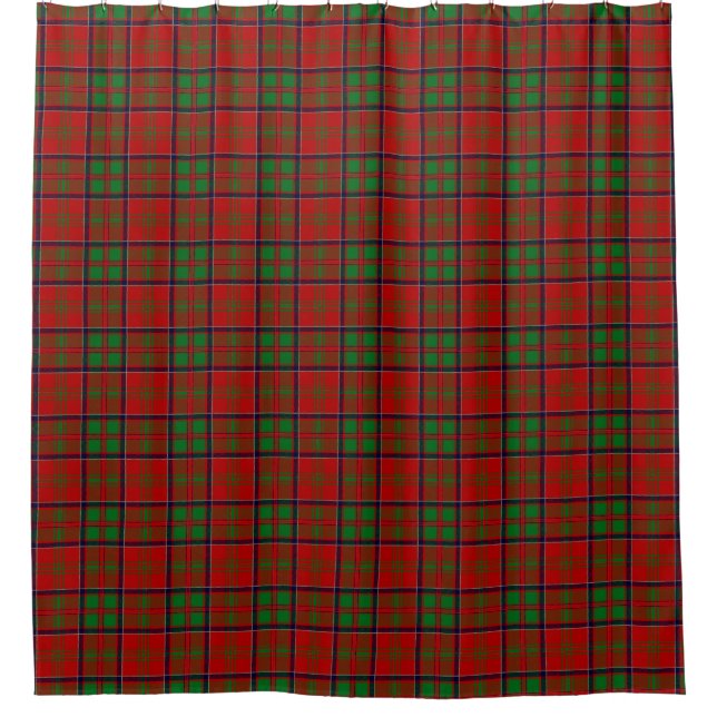 MacDonald Of Glencoe Tartan Shower Curtain (Front)