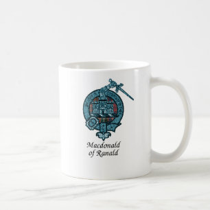 Macdonald Of Ranald Clan Crest Coffee Mug