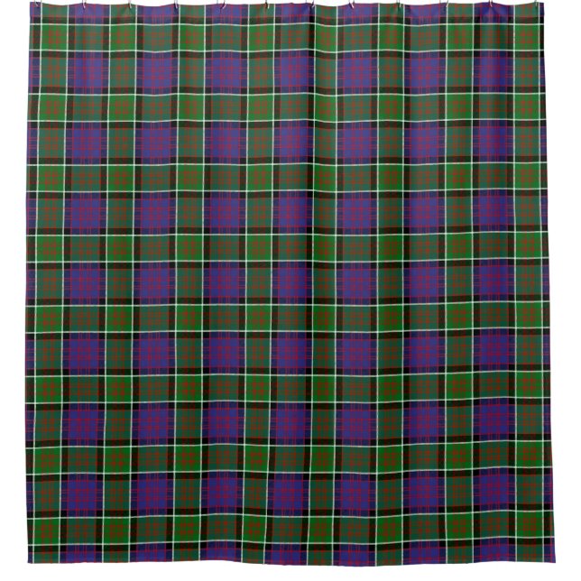 MacDonald Of Ranald Tartan Shower Curtain (Front)