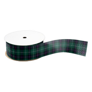 MacDonald of the Isles Tartan Plaid Pattern Grosgrain Ribbon