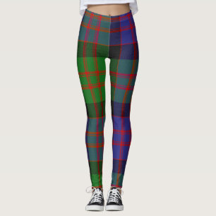 MacDonald Scottish Clan Tartan Plaid Pattern Leggings