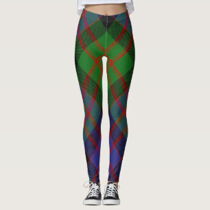 MacDonald Scottish Clan Tartan Plaid Pattern Leggings