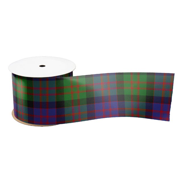 MacDonald Scottish Clan Tartan Plaid Pattern Satin Ribbon (Spool)