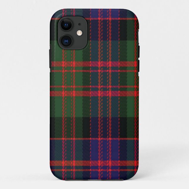 Macdonald Scottish Tartan Apple Phone Case (Back)