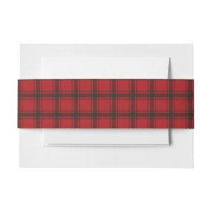 MacDonald Sleet ModernTartan Invitation Belly Band