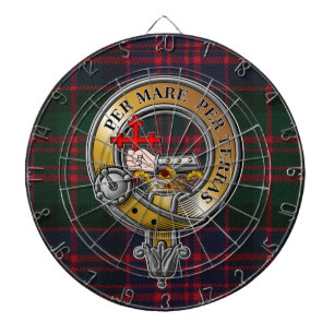 MacDonald Tartan & Badge Dartboard