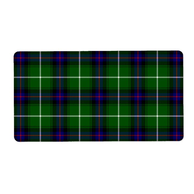 MacDonald tartan green blue plaid (Front)