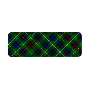 MacDonald tartan green blue plaid
