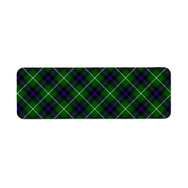 MacDonald tartan green blue plaid (Front)
