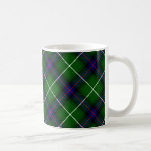 MacDonald tartan green blue plaid Coffee Mug