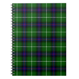 MacDonald tartan green blue plaid Notebook