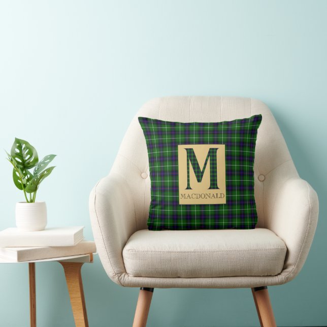 MacDonald Tartan Monogram M  Cushion (Chair)