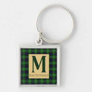MacDonald Tartan Monogram M  Key Ring