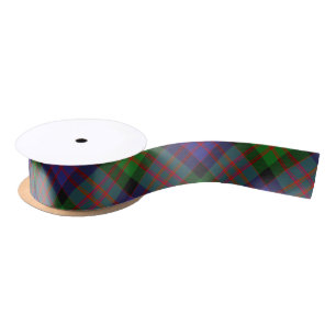 MacDonald Tartan Plaid Pattern Plaid Big Satin Ribbon