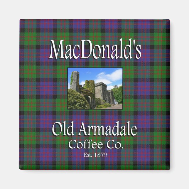 MacDonald's Old Armadale Coffee Co. Magnet (Front)