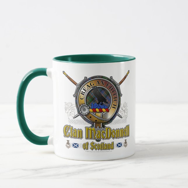 MacDonnell Clan Badge Mug (Left)
