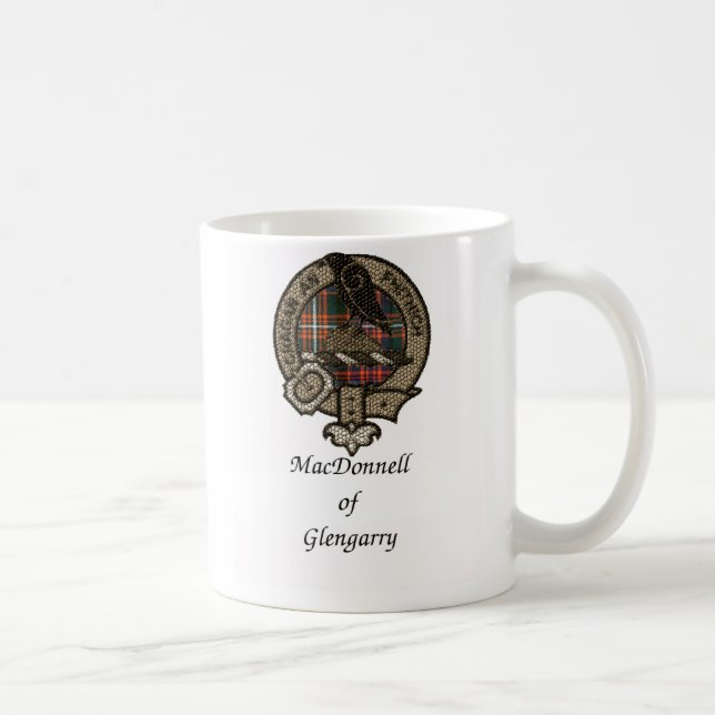Macdonnell Of Glengarry Clan Crest Coffee Mug (Right)