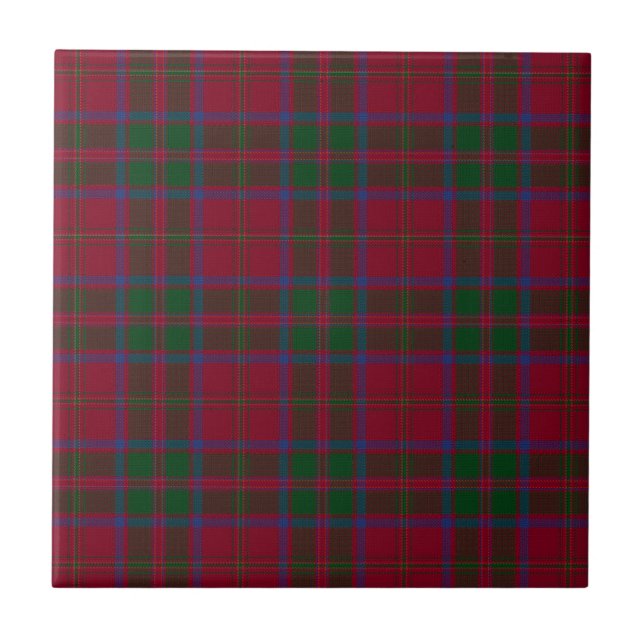 MacDougall Clan Original Tartan Tile (Front)