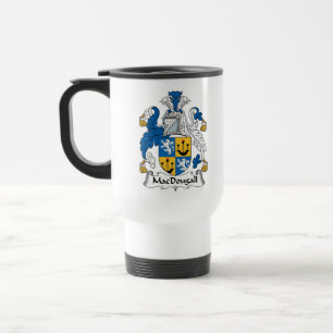 MacDougall Family Crest Travel Mug