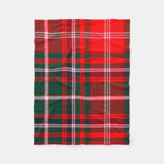 MacDougall Tartan Fleece Blanket (Front)