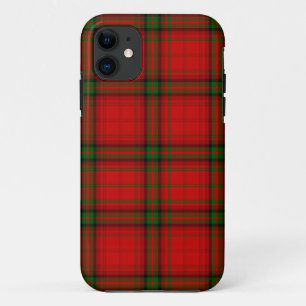 MacDougall tartan red green plaid iPhone 11 Case
