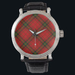 MacDougall tartan red green plaid Watch<br><div class="desc">MacDougall clan tartan red green plaid</div>