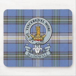 MacDowall Crest + Tartan Mouse Pad