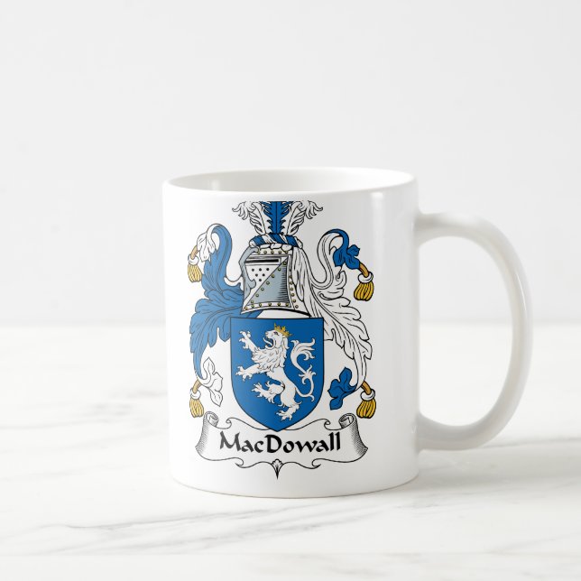 MacDowall Family Crest Coffee Mug (Right)