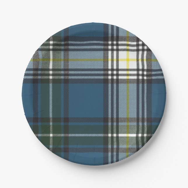 MacDowall Tartan Paper Party Plates (Front)
