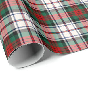 MacDuff Clan Dress Tartan Scottish Plaid Wrapping Paper