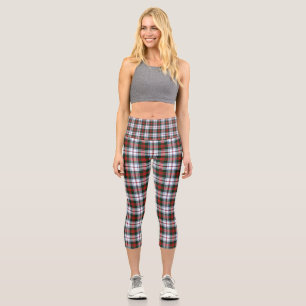 MacDuff Dress Modern Tartan Plaid Capri Leggings