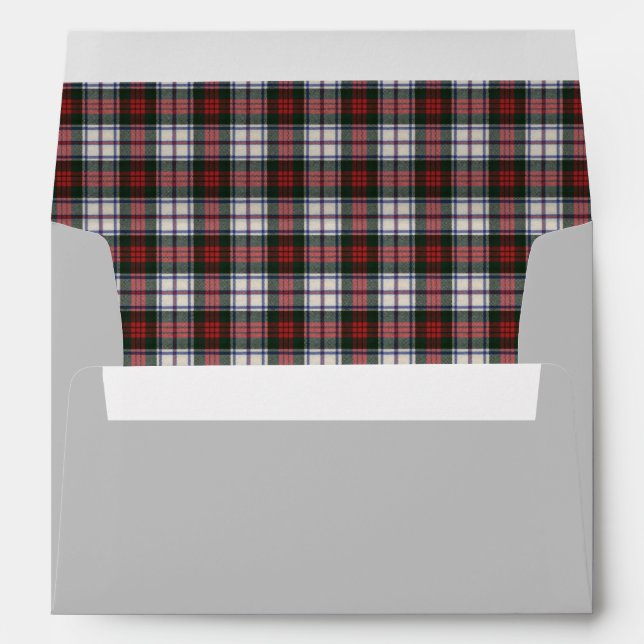 MacDuff Modern Dress Clan  ScottishTartan  Envelope (Back (Bottom))