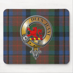 MacDuff Tartan & Badge Mouse Mat