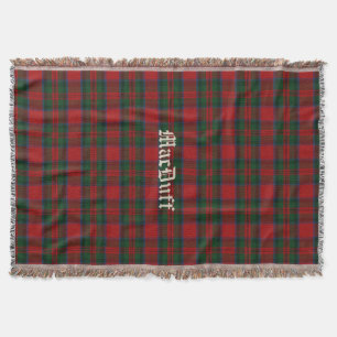 MacDuff Tartan Plaid Custom Throw Blanket