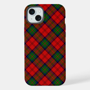 MacDuff tartan red green plaid iPhone 15 Plus Case