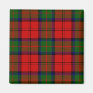 MacDuff tartan red green plaid Magnet