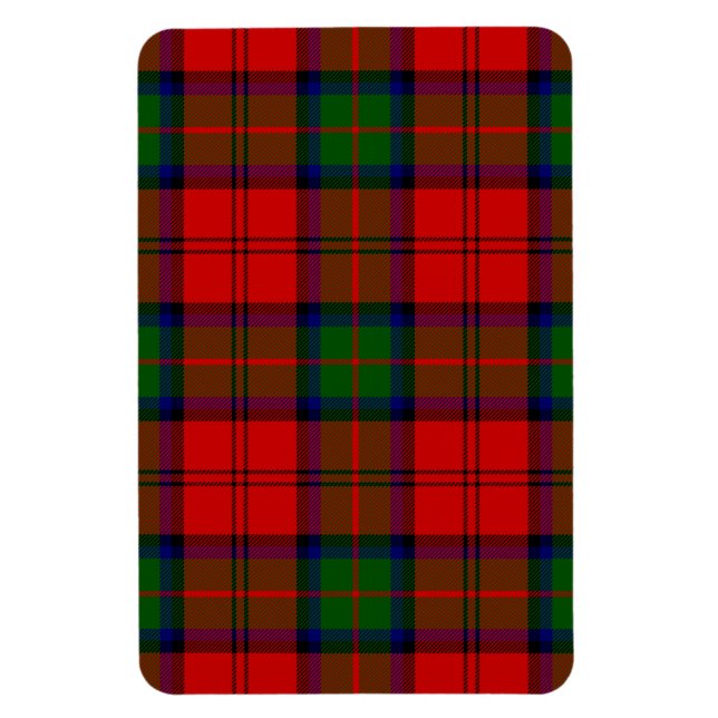 MacDuff tartan red green plaid Magnet (Vertical)