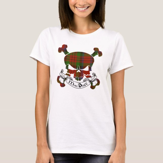 MacDuff Tartan Skull T-Shirt (Front)