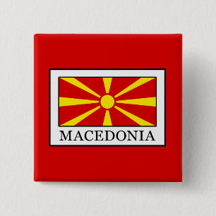 Macedonia 15 Cm Square Badge
