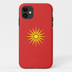 macedonia country old flag iPhone 11 case