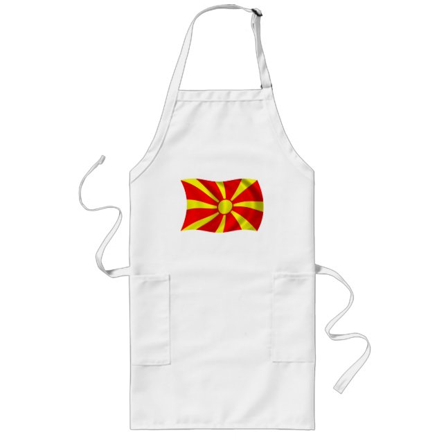 Macedonia Flag Apron (Front)