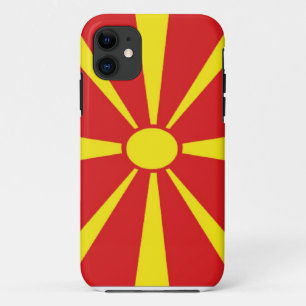 Macedonia Flag iPhone 11 Case