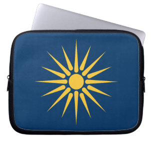 Macedonia Flag Laptop Sleeve