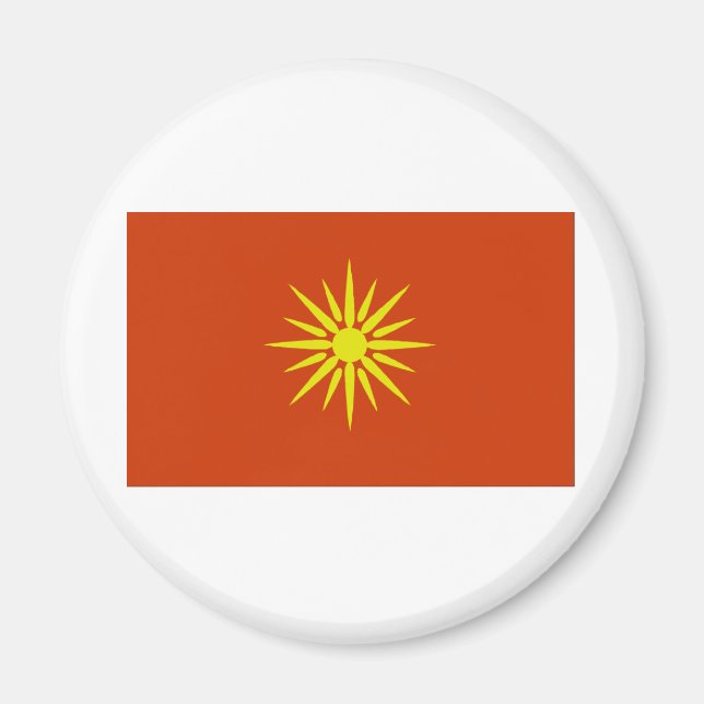 Macedonia Flag Magnet (Front)