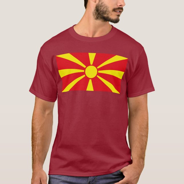 Macedonia Flag T-shirt (Front)