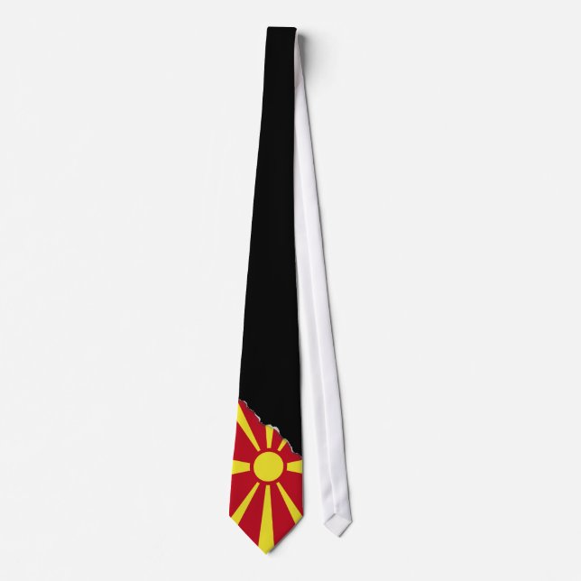 Macedonia Flag Tie (Front)