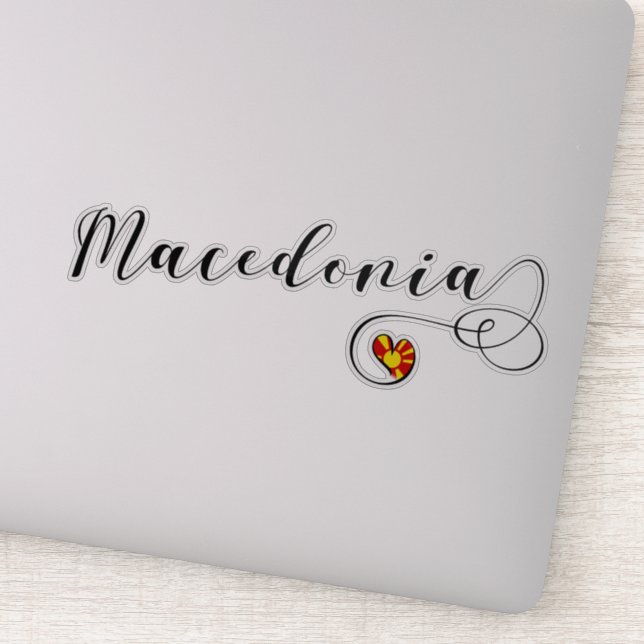 Macedonia Heart Flag (Detail)