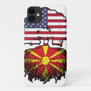 Macedonia Macedonian American USA United States iPhone 11 Case