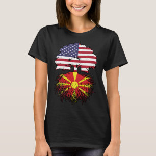 Macedonia Macedonian American USA United States T-Shirt
